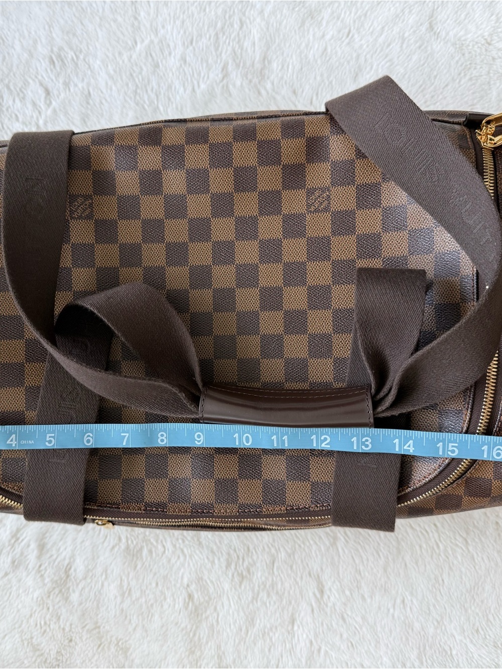 Louis Vuitton travel luggage bag with rolling wheels Authentic Retail 3800$ - Picture 8 of 15